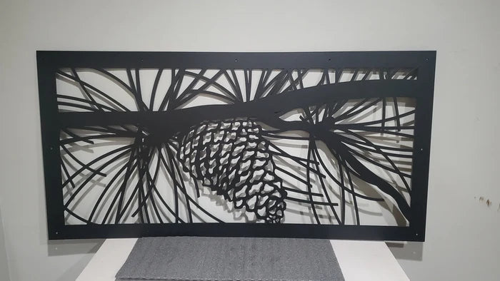 Decorative Rustic Railings- Pinecone