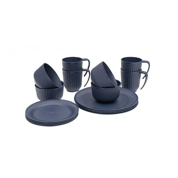 Delish 4 Person Dinner Set - Navy Night
