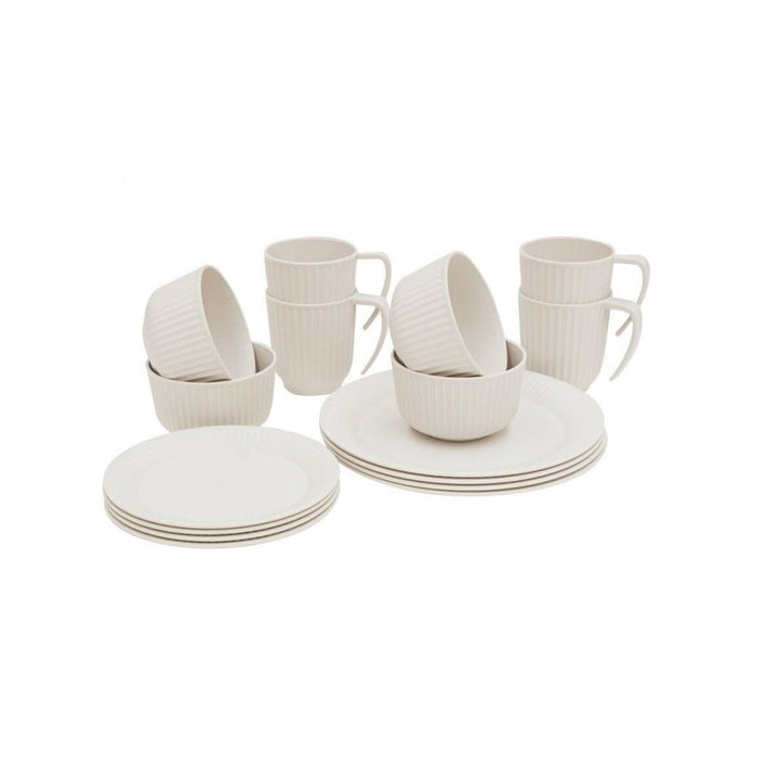 Delish 4 Person Dinner Set - Sandstone