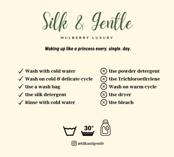washing instructions for mulberry silk