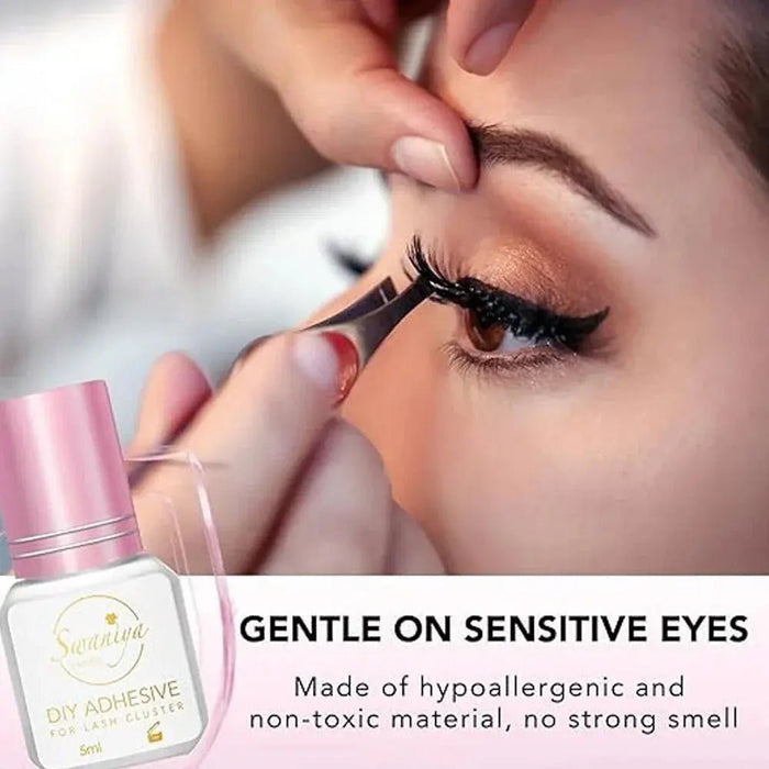 DIY Cluster Lashes Glue| Swaniya Lashes