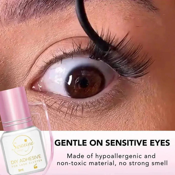 DIY Cluster Lashes Glue| Swaniya Lashes