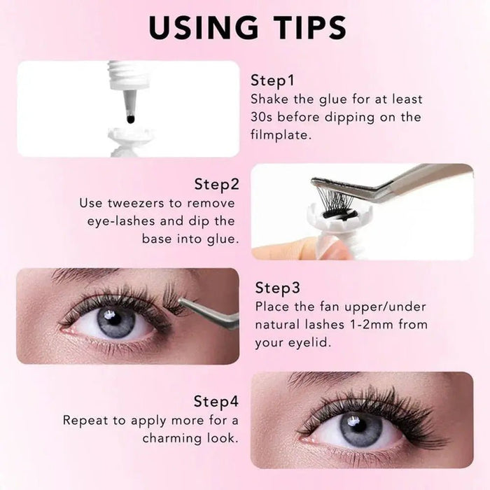 DIY Cluster Lashes Glue| Swaniya Lashes