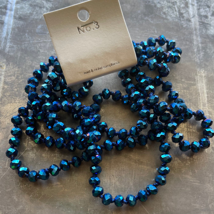 Double Wrap Beaded Necklaces (Multiple Colors