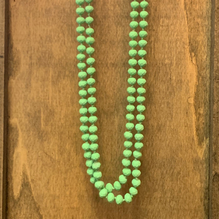 Double Wrap Beaded Necklaces (Multiple Colors