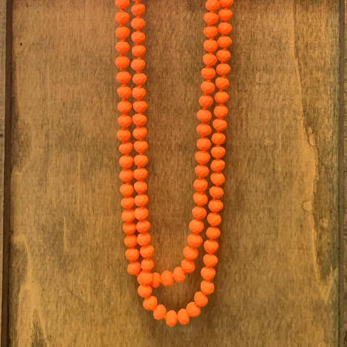 Double Wrap Beaded Necklaces (Multiple Colors