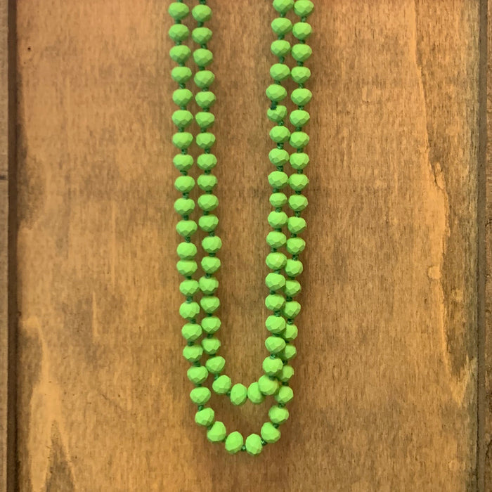 Double Wrap Beaded Necklaces (Multiple Colors