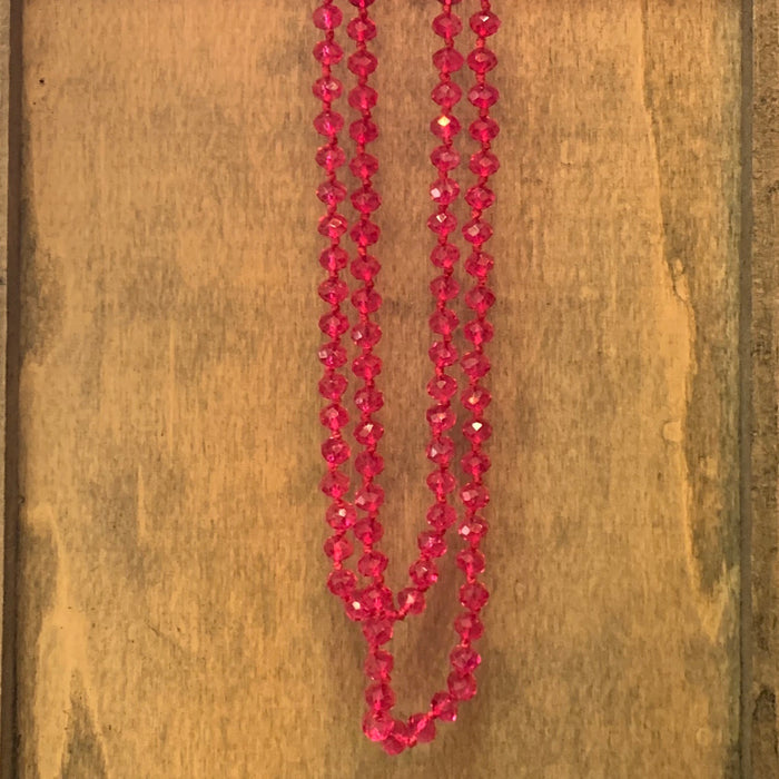 Double Wrap Beaded Necklaces (Multiple Colors
