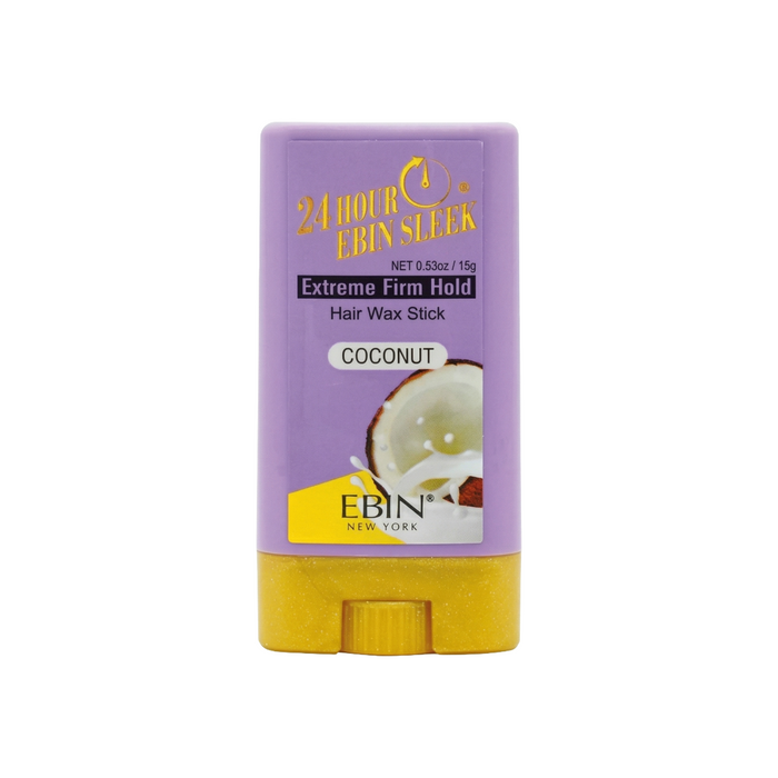 EBIN 24 Hour Edge Tamer Wax Stick [Coconut] 0.53oz