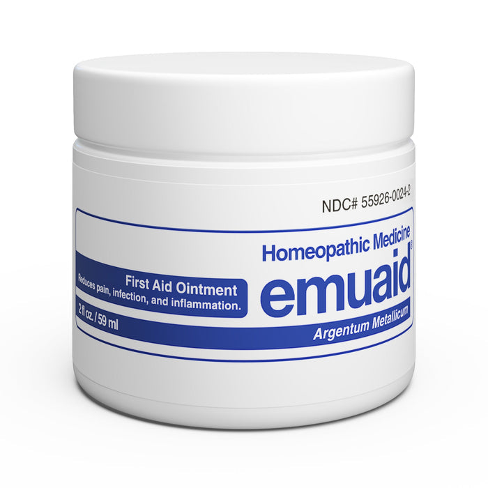homeopathic first aid ointment emuaid cream jar