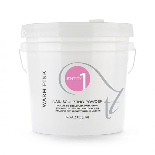 Entity Beauty - Nail Acrylic Sculpting Powder Warm Pink - Size 5 Lbs Bucket