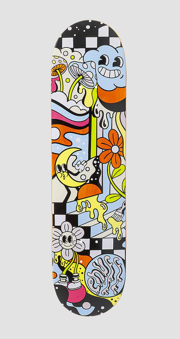 ENUFF DESIGNER SKATEBOARD DECK MELTWORLD DAZED - 8