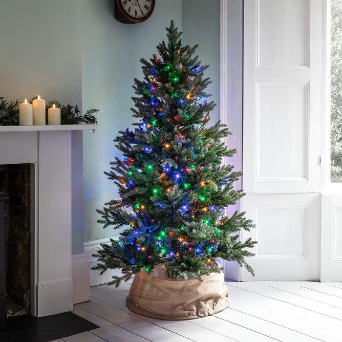 20m 200 Multi Coloured LED Connectable Fairy Lights Clear Cable Essential Series