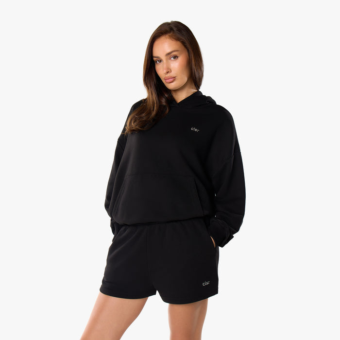 Essential Logo Hoodie | Black