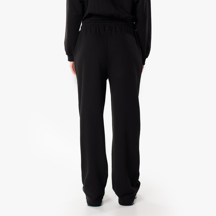 Essential Logo Open Hem Jogger | Black