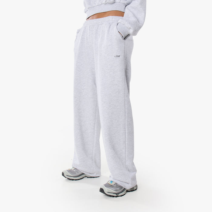 Essential Logo Open Hem Jogger | Grey Marl