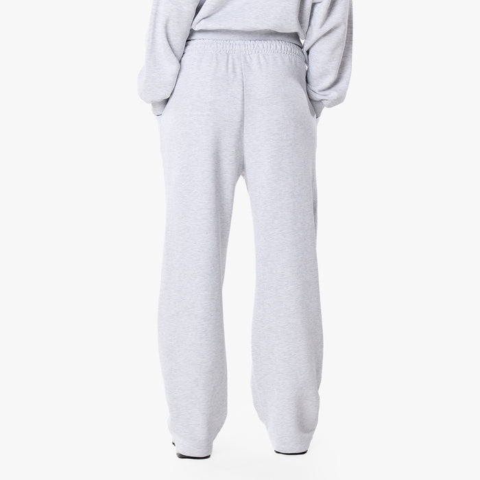Essential Logo Open Hem Jogger | Grey Marl