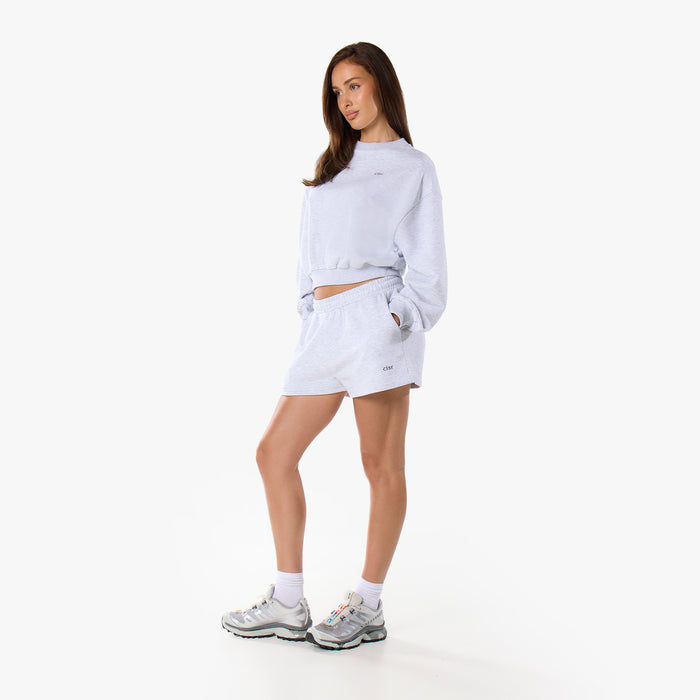 Essential Logo Shorts | Grey Marl