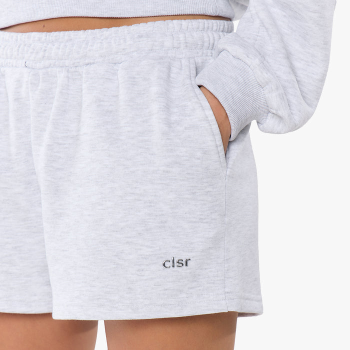Essential Logo Shorts | Grey Marl