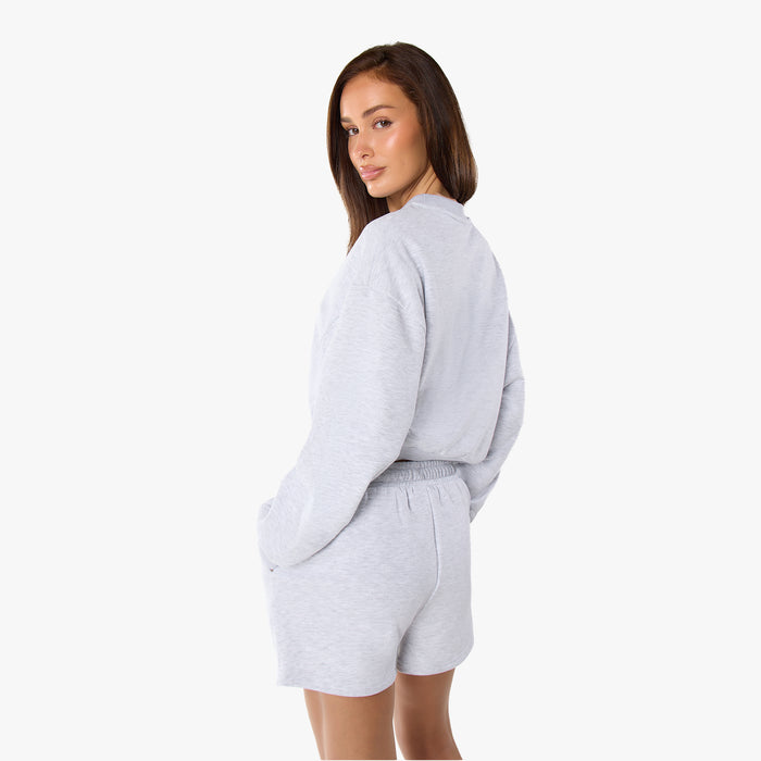 Essential Logo Shorts | Grey Marl