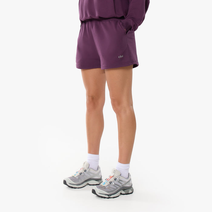 Essential Logo Shorts | Plum