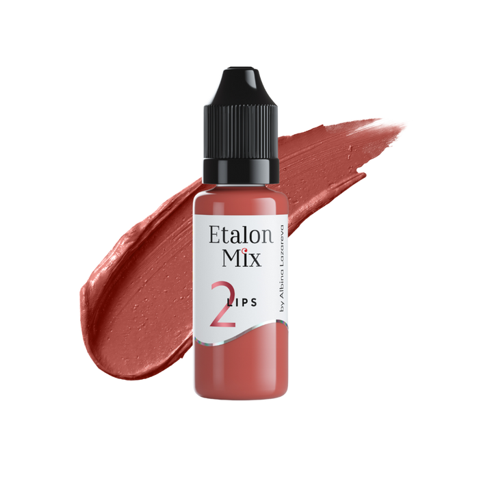 Etalon Mix №2 Pink Caramel Lips Pigment 15ml Supreme Permanent