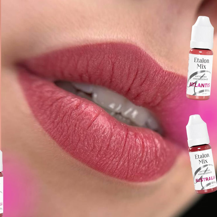 Etalon Mix & Antonina Andrusenko LIGHT SERIES Lip Pigments Set 10 ml Supreme Permanent