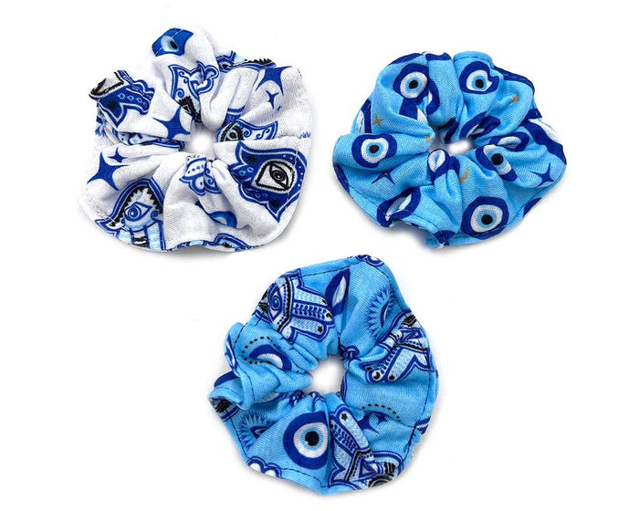 Evil Eye Scrunchy