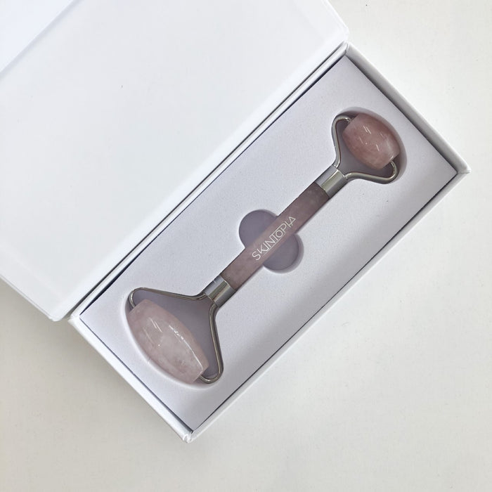 Facial Roller Rose Quartz