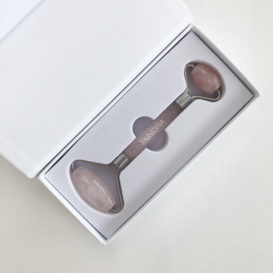Facial Roller Rose Quartz
