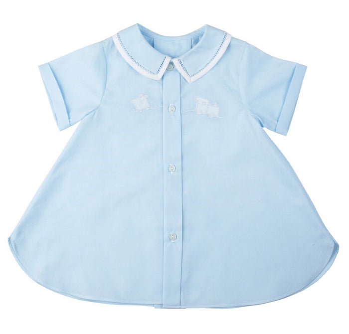 Feltman Blue Train Open Daygown