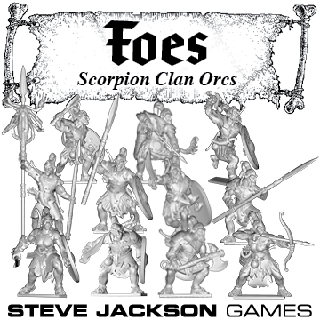 Foes STL Collection– Scorpion Clan Orcs