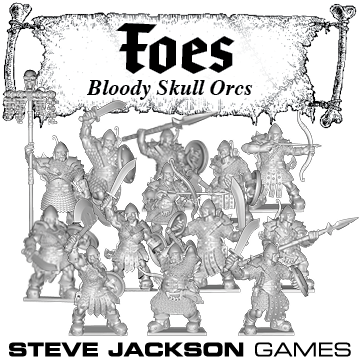 Foes STL Collection – The Bloody Skull Orcs