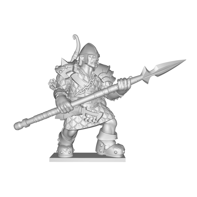Foes STL Collection – The Bloody Skull Orcs