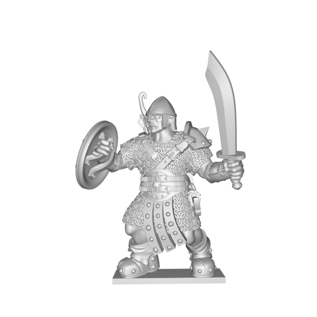 Foes STL Collection – The Bloody Skull Orcs