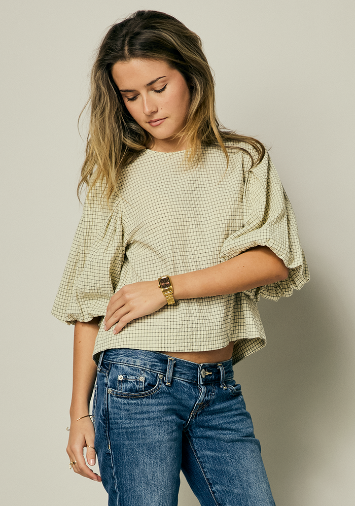 Frankie - Mid Century / Gold / Cognac