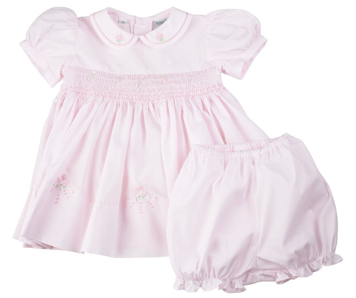 Friedknit Flower Smocked Dress