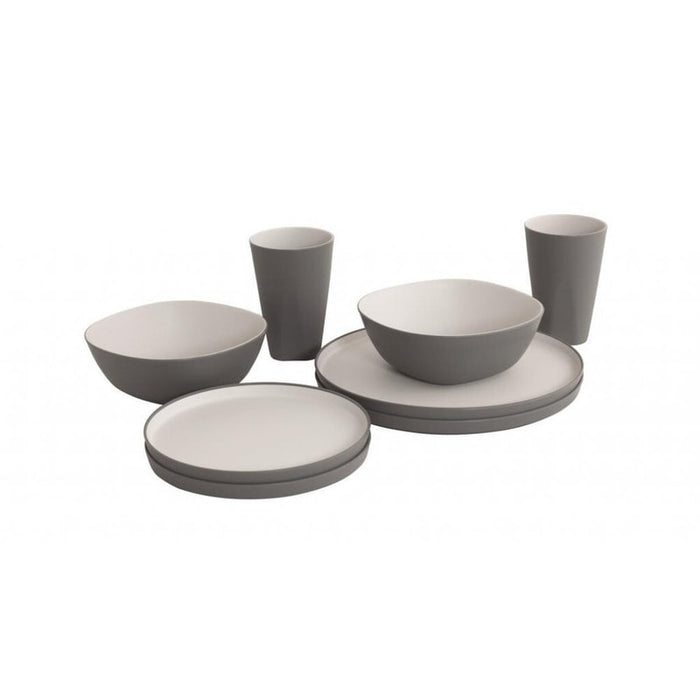Gala 2 Person Dinner Set - Grey Mist