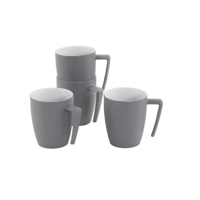 Gala 4 Person Mug Set Grey Mist