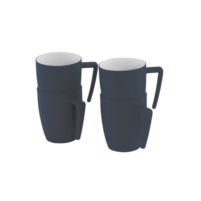 Gala 4 Person Mug Set Navy Night