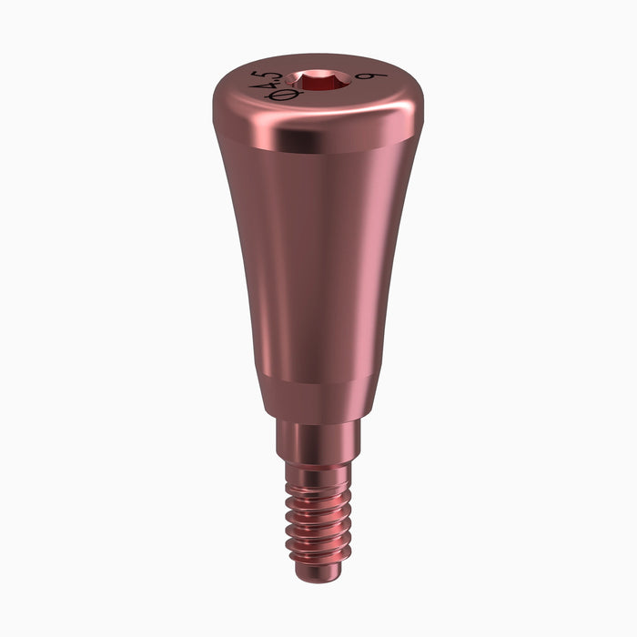 GENESIS ACTIVE™ Conical Healing Abutment, Concave, Ø4.5, H6.0mm