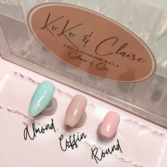 Glam & Go Full Coverage Nails - Round | Koko & Claire