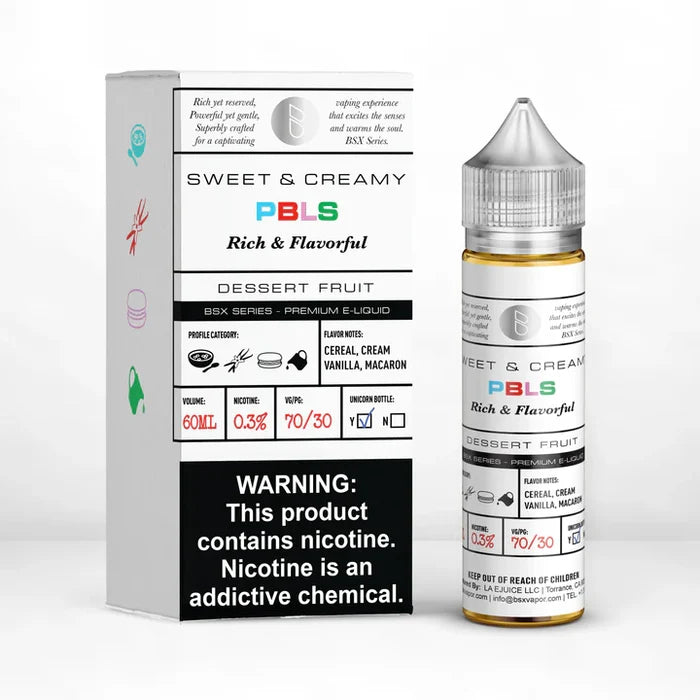 SWEET AND CREAMY PBLS RICH AND FLAVORFUL 0.3% NICOTINE