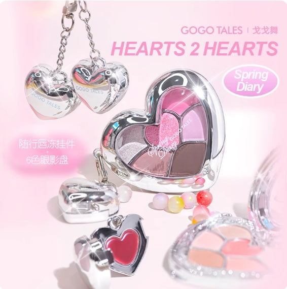 GOGOTALES Heart-Pounding Lip Freeze & Eyeshadow Palette 600mg+6.5g