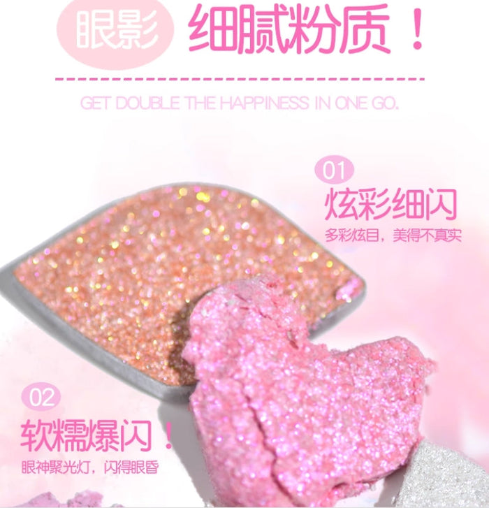 GOGOTALES Heart-Pounding Lip Freeze & Eyeshadow Palette 600mg+6.5g