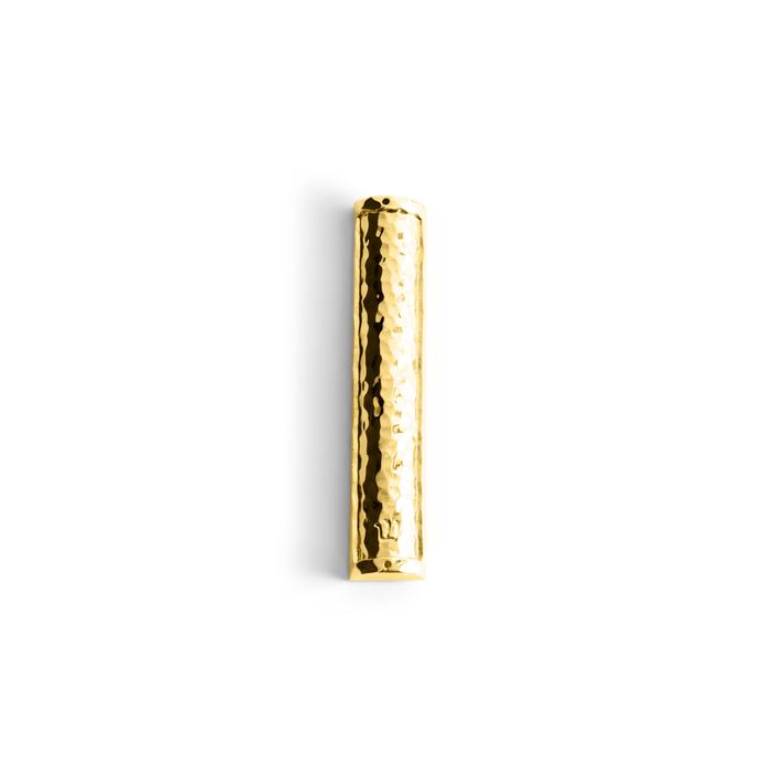 Gold Hammer tone Mezuzah - Michael Aram - Mitzvahland.com