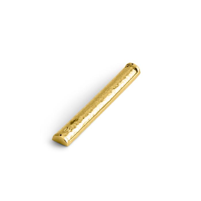 Gold Hammer tone Mezuzah - Michael Aram - Mitzvahland.com