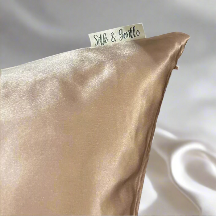 golden mulberry silk pillowcase - 22 momme