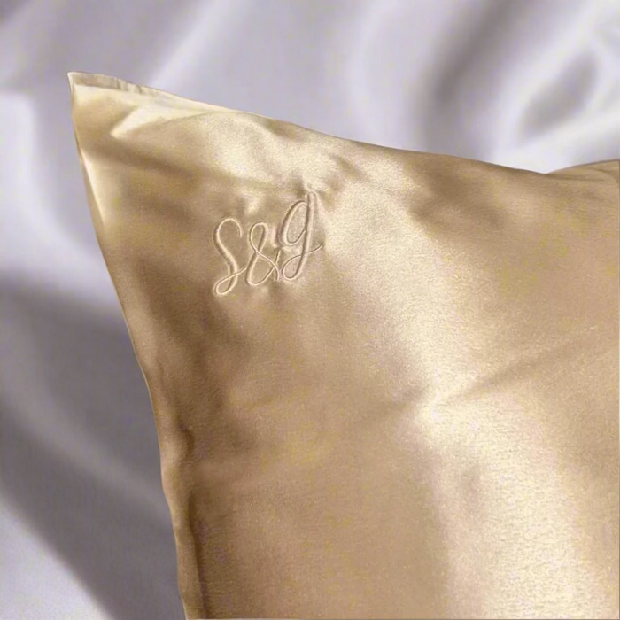 golden mulberry silk pillowcase - 22 momme