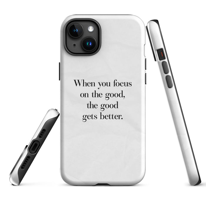 Glossy / iPhone 15 Plus / White